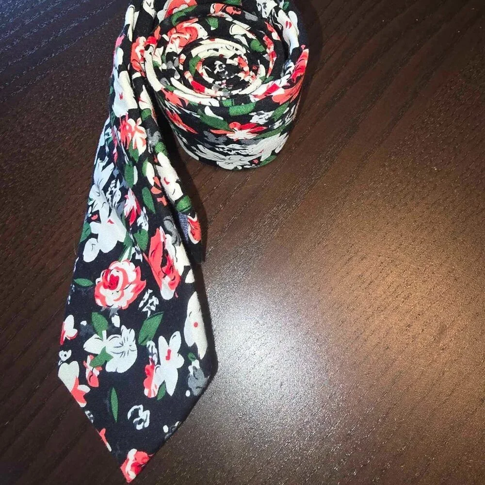 Nordstrom Men's Shop Floral Skinny Tie